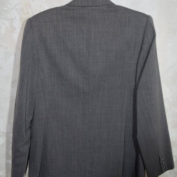 Talbots Classic Gray Wool Blend Blazer | Size 10 - Picture 4 of 5